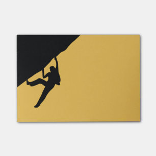 Felsen-KletternSilhouette Post-it Klebezettel