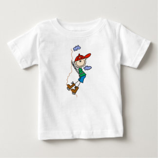 Felsen-KletternStrichmännchen Baby T-shirt