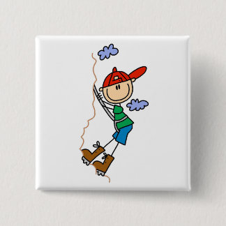Felsen-KletternStrichmännchen Button