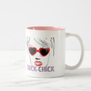 Felsen-Küken-Gläser Zweifarbige Tasse