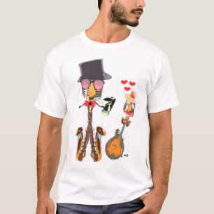 Felsen-Küken trifft Herrn Rock'n'Roll T-Shirt