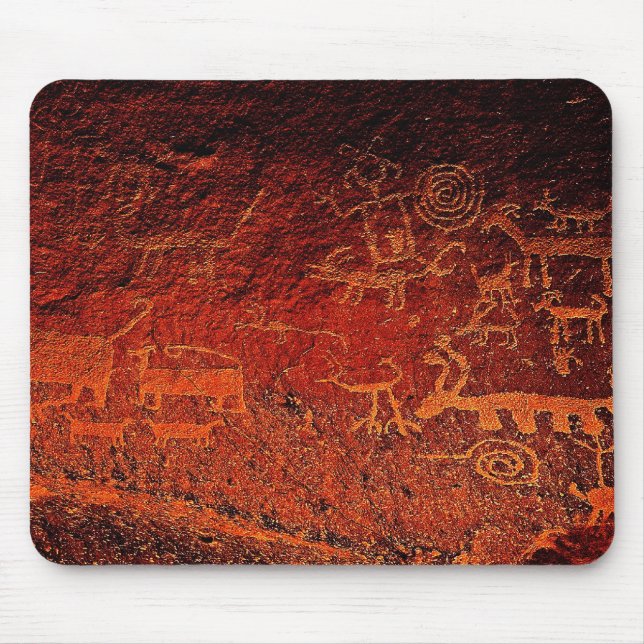 Felsen-Kunst Mousepad (Vorne)