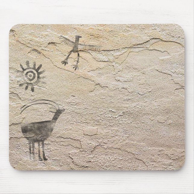 Felsen-Kunst Mousepad (Vorne)