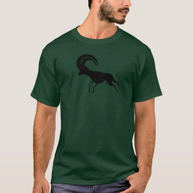 Felsen-Kunst-Saharaantilope T-Shirt (Vorderseite)