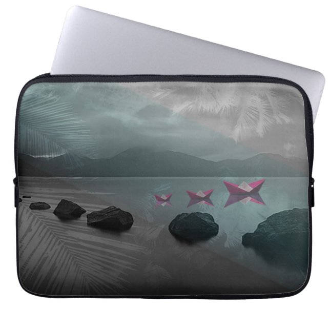 Felsen Laptopschutzhülle (Vorderseite)