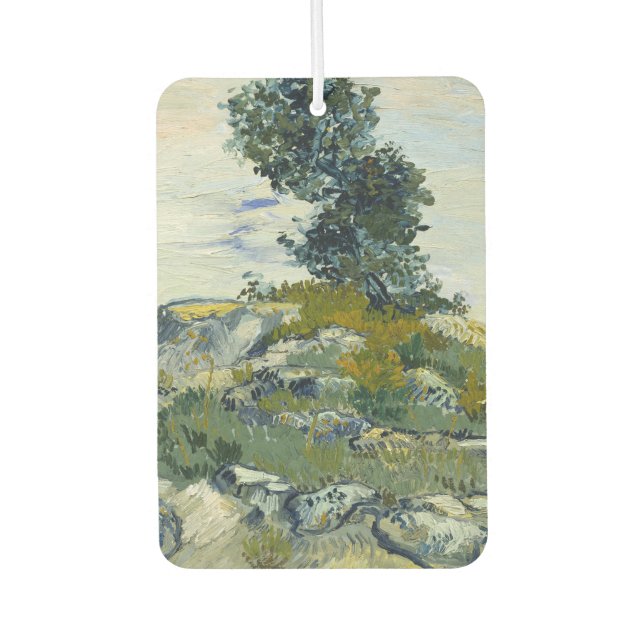 Felsen mit Eiche, Van Gogh Ölmalerei Autolufterfrischer (Vorderseite)