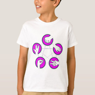 Felsen-Papier Scissor Eidechse Spock T-Shirt