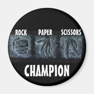Felsen-Papierscheren Magnet