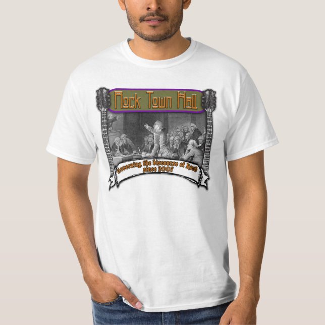 Felsen-Rathaus-T-Shirt YE Olde T-Shirt (Vorderseite)