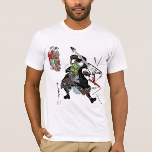 Felsen-Samurai-Gitarren-T-Shirt T-Shirt