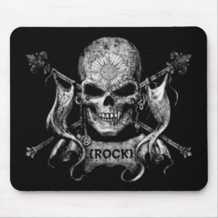 Felsen-Schädel Mousepad