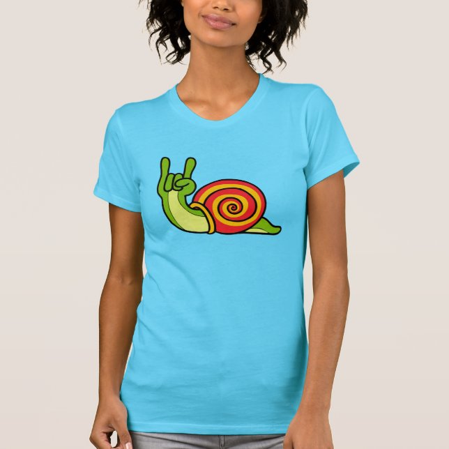 Felsen-Schnecke T-Shirt (Vorderseite)