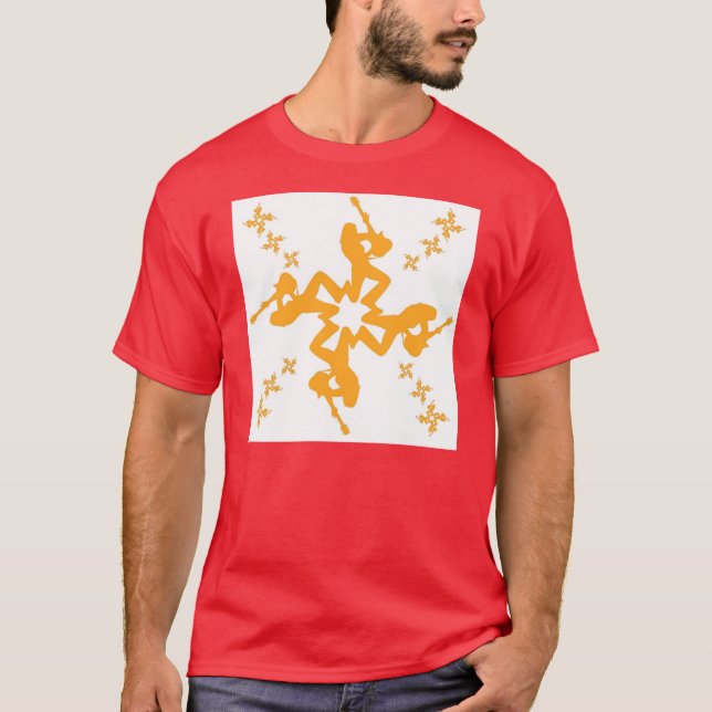 Felsen-Schneeflocke 1 T-Shirt (Vorderseite)