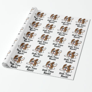 Felsen Shih Tzus! Geschenkpapier