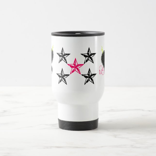 Felsen-Stern-Reise-Tasse Reisebecher (Mittel)
