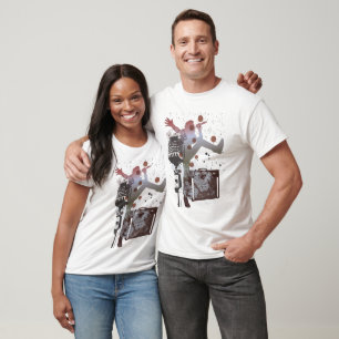 Felsen-Stern-städtisches T-Shirt