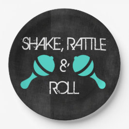 Felsen-Stern-Teller Pappteller