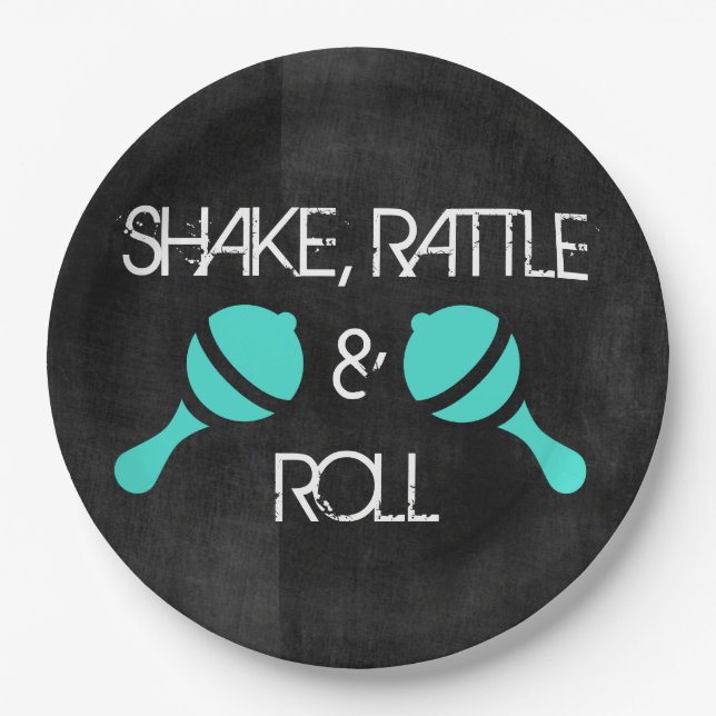 Felsen-Stern-Teller Pappteller (Vorderseite)