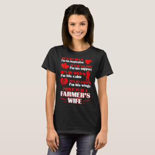 Felsen-stolzes Balancen-Bauers-Ehefrau-T-Shirt T-Shirt