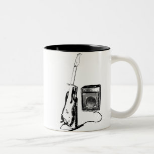 Felsen-Tasse - besonders angefertigt Zweifarbige Tasse