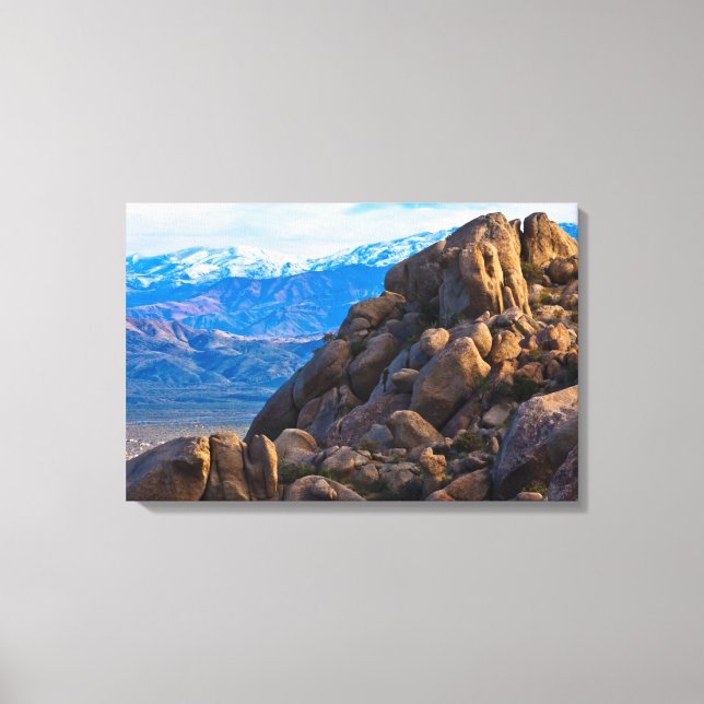Felsen und Berge Leinwanddruck (Vorderseite)