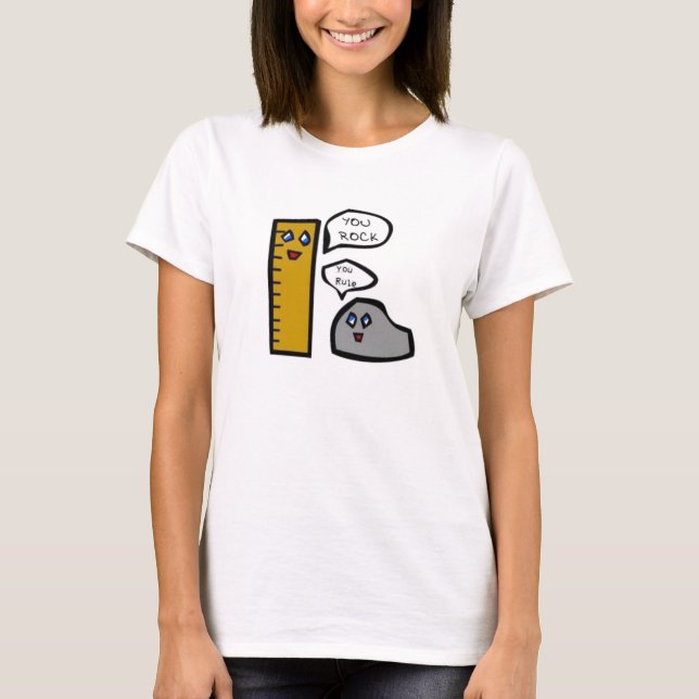 Felsen und Machthaber T-Shirt (Vorderseite)