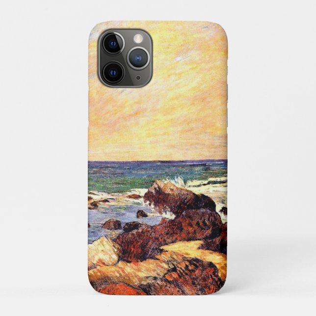 Felsen und Meer von Paul Gauguin, Case-Mate iPhone Hülle (Rückseite)