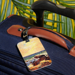 Felsen und Meer von Paul Gauguin Gepäckanhänger
