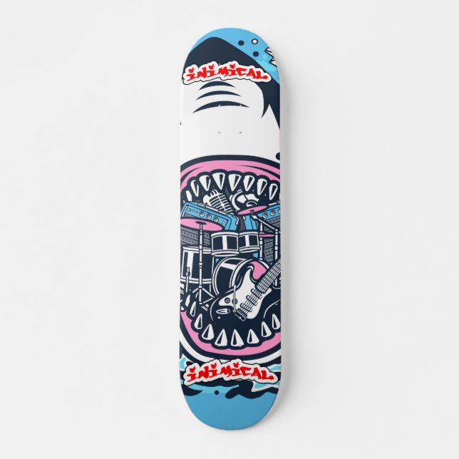 Felsen und Roll Shark Skateboard (Vorne)