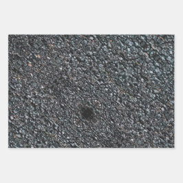 Felsen und Stein, Wände, Kieselsteine, Gebäude Geschenkpapier Set