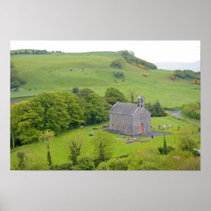 Felsen von Dunamase, Irland. Ansichten von und um Poster