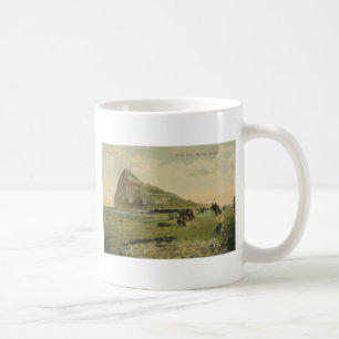 Felsen von Gibraltar aus Neutraler Erde, Vintage Tasse
