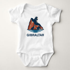 Felsen von Gibraltar Baby Strampler