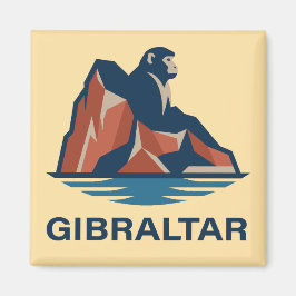 Felsen von Gibraltar Magnet