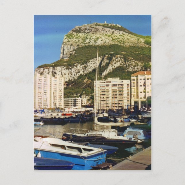 Felsen von Gibraltar-Postkarte Postkarte (Vorderseite)