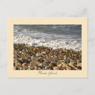 Felsen Wellen Rhode Island Postkarte