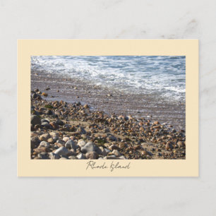 Felsen Wellen Rhode Island Postkarte