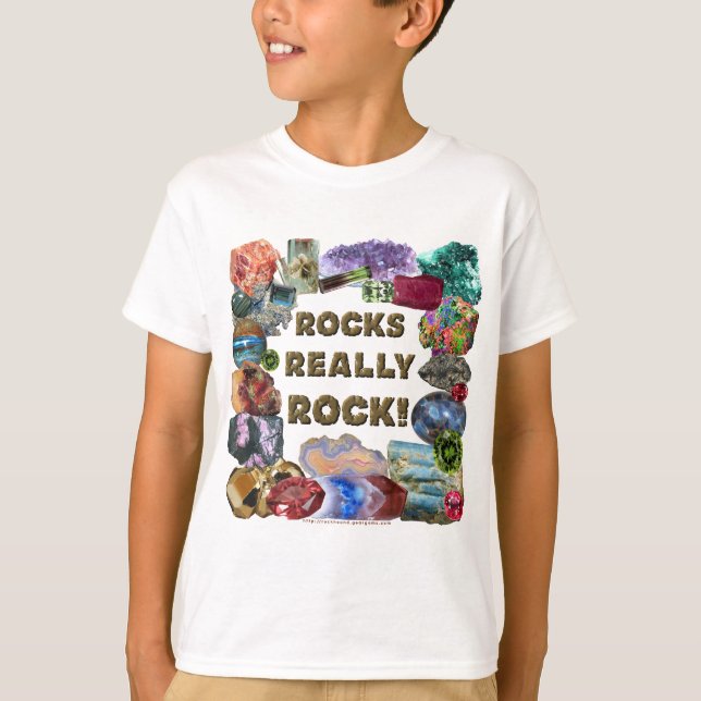 Felsen-wirklich Felsen T-Shirt (Vorderseite)