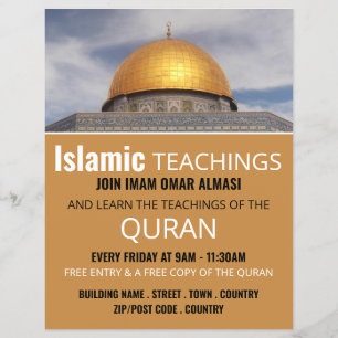 Felsendom, Islamische Lehrwerbung Flyer