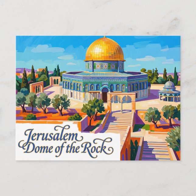 Felsendom Israel Postkarte (Vorderseite)