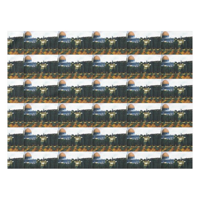 Felsendom, Jerusalem Tischdecke (Vorderseite (Horizontal))