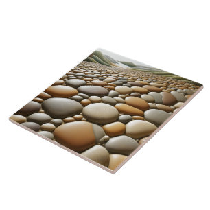 Felsenfliesen für eine ruhige Landschaft Fliese