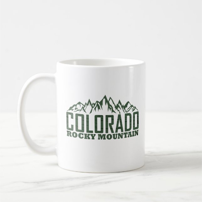 Felsengebirge Colorado Kaffeetasse (Links)