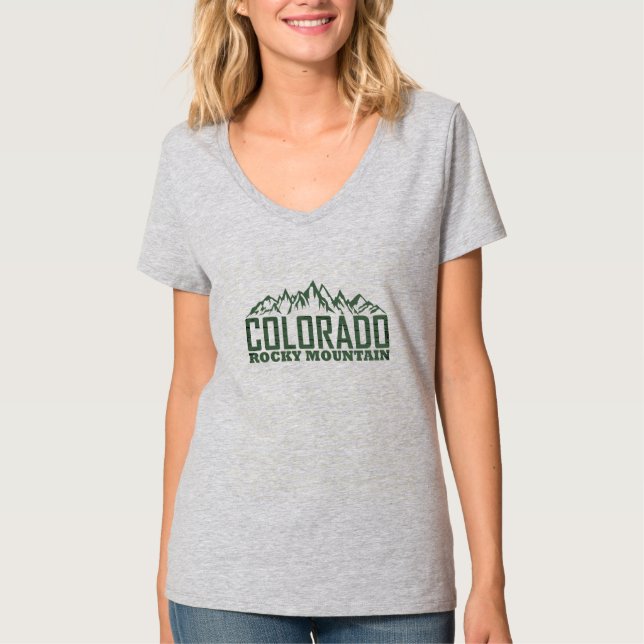 Felsengebirge Colorado T-Shirt (Vorderseite)