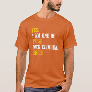 Felsenkletter-Menschen Mädchen T-Shirt