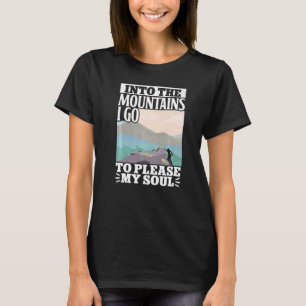Felsenkletterer Bergsteiger Bouldern In Den Berg T-Shirt