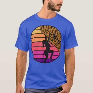 Felsenkletterer Bergsteiger T-Shirt