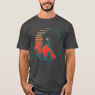 Felsenkletterer Bergwand Klettern Bouldering Freun T-Shirt