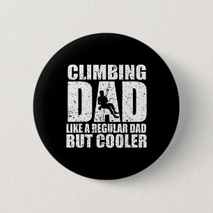 Felsenkletterer Bouldering Vintage Retro Felsenkle Button