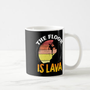 Felsenkletterer Bouldern Auf Dem Boden Ich Kaffeetasse